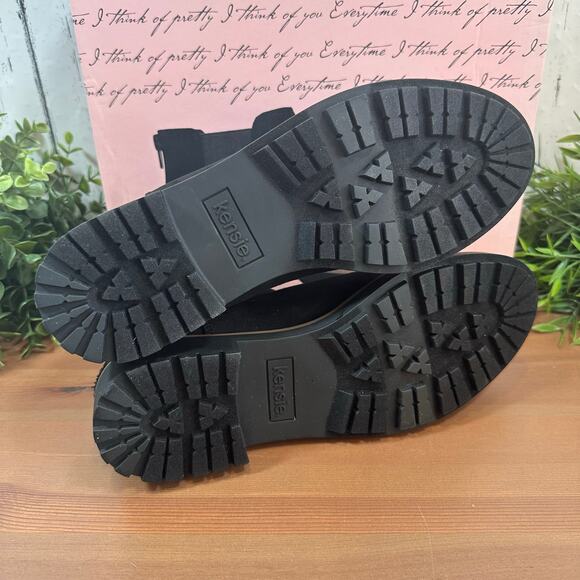 Kensie Women's Sandor Black Suede Ankle Boots Size 9 - Picture 9 of 9